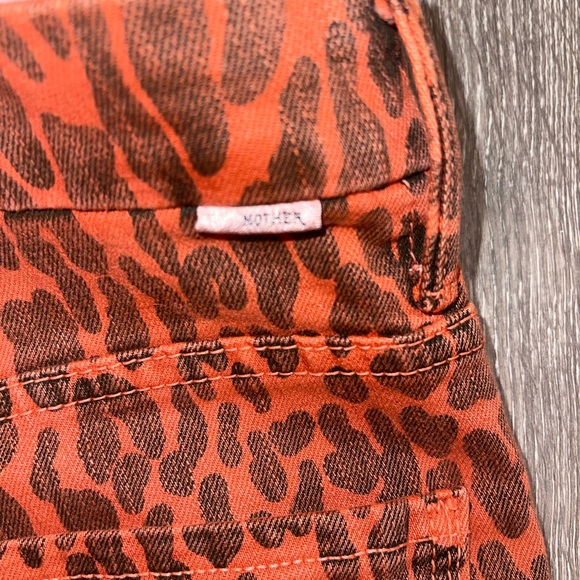 Mother High Waisted Looker Ankle Fray Jeans 27 - Picture 6 of 12